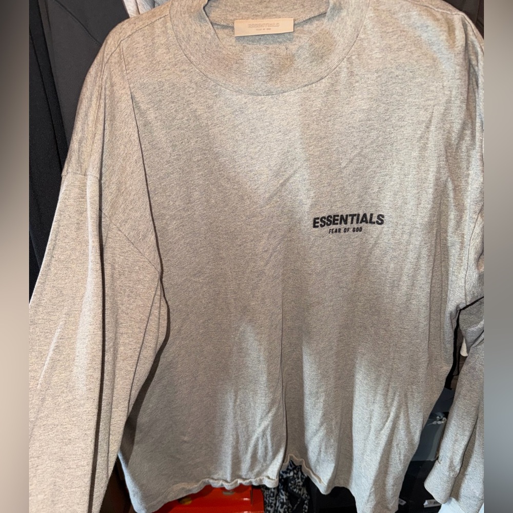 Essentials (Fear of God) Long Sleeve (Dark Oatmeal)
